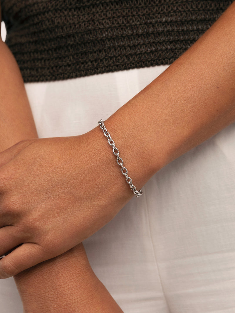 Orla Rope Stainless Steel Bracelet