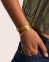 Organic Sea Stainless Steel Gold Bracelet