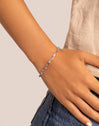Oval Chic Silver Bracelet