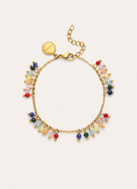Palmar Colors Steel Bracelet with Gold Plating