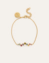 Rainbow Bubbles Gold Bracelet