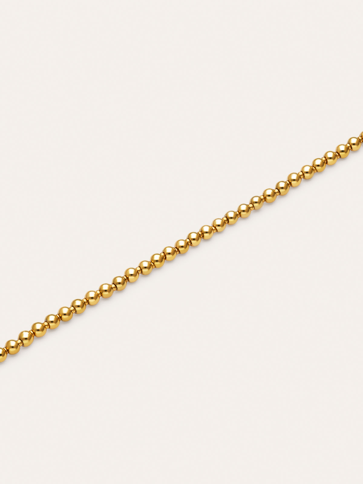 Imagen detalle de Rosary Bracelet Gold-Plated Steel