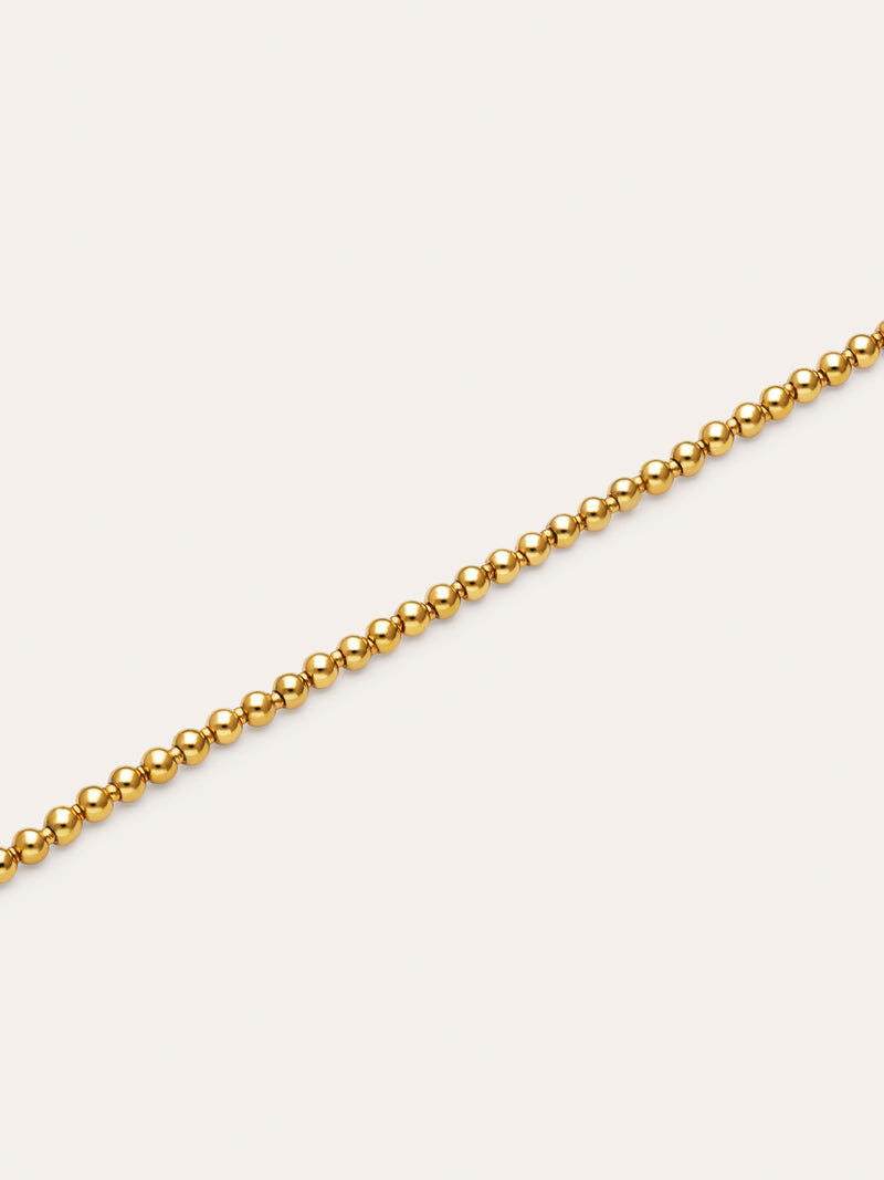 Rosary Bracelet Gold-Plated Steel