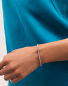 Rosary Bracelet Steel - puesto en modelo