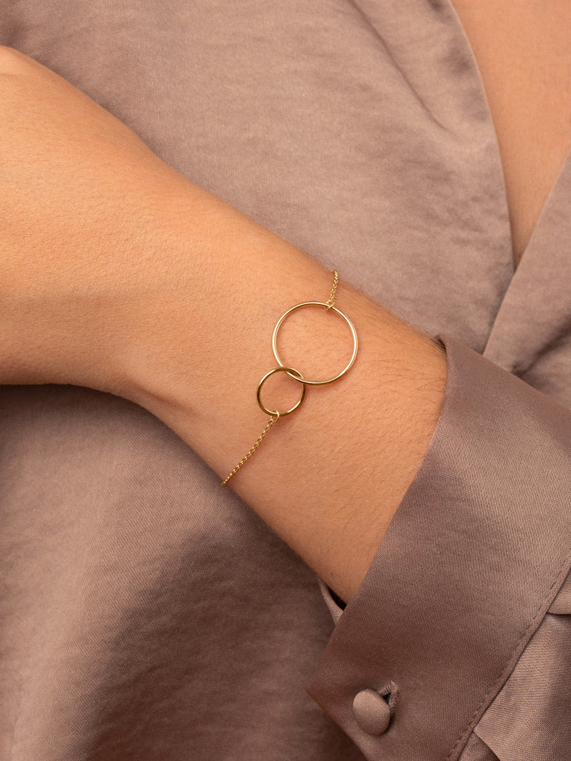Pulsera Sister Acero Baño Oro