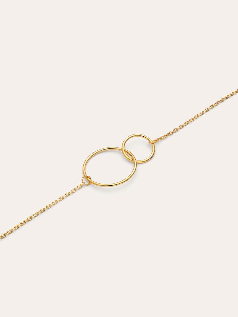 Pulsera Sister Acero Baño Oro