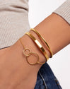 Line Chain Gold Bracelet
