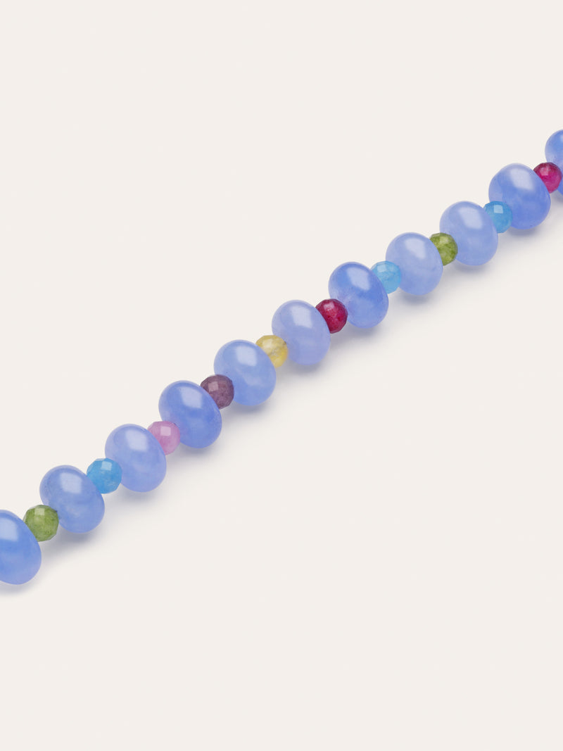 Pulsera Skycolor Stones Acero Baño Oro