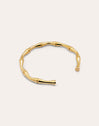 Sugarcane Stainless Steel Gold Bracelet 