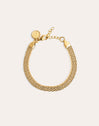 Pulsera Tape Acero Baño Oro