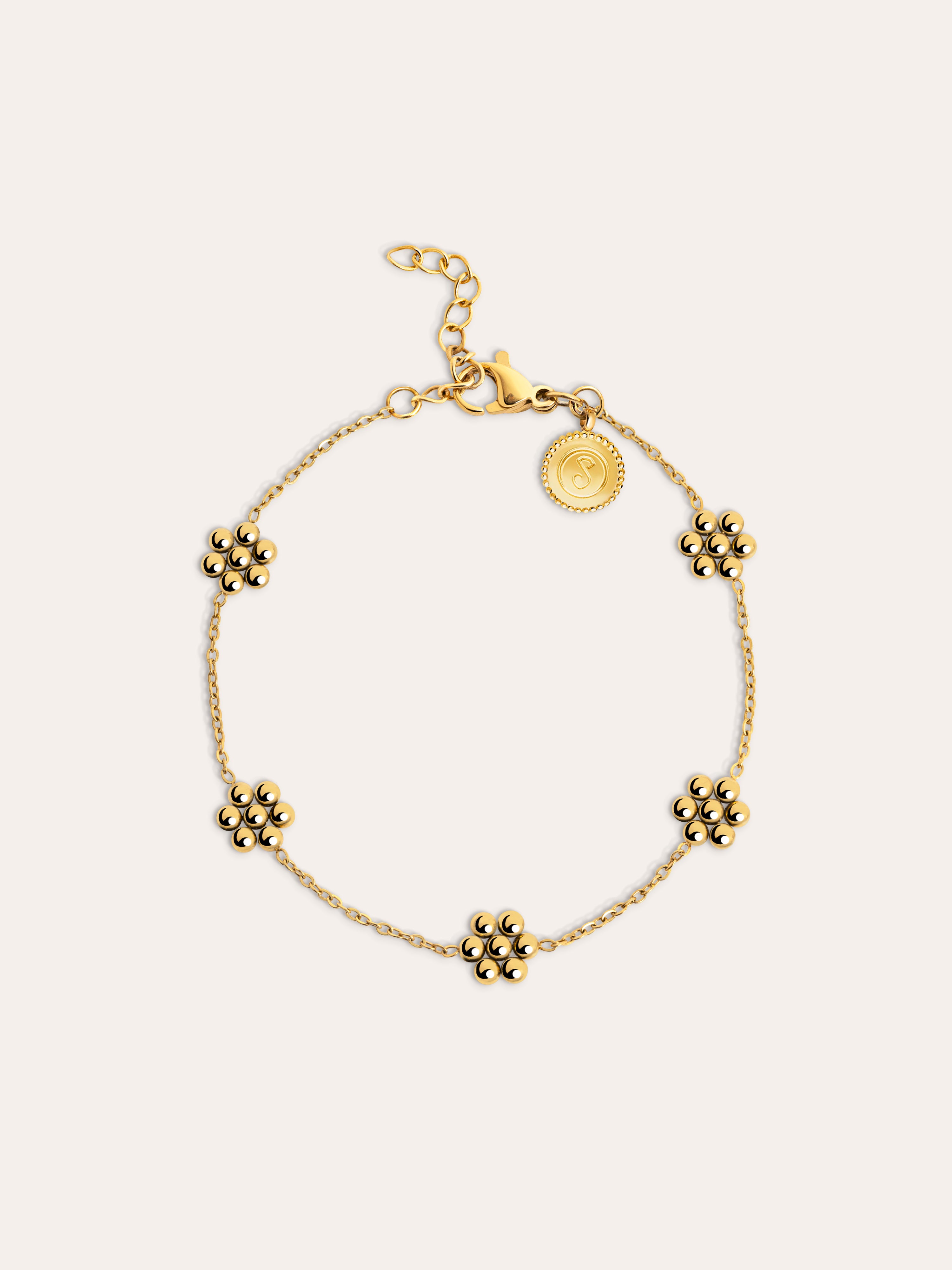 Tiny Daisy Gold Bracelet