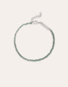 Yarn Turquoise Silver Bracelet 