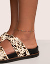 Dots Colors Enamel Stainless Steel Anklet