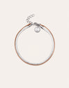 Tobillera Doble Lisse Tail Acero