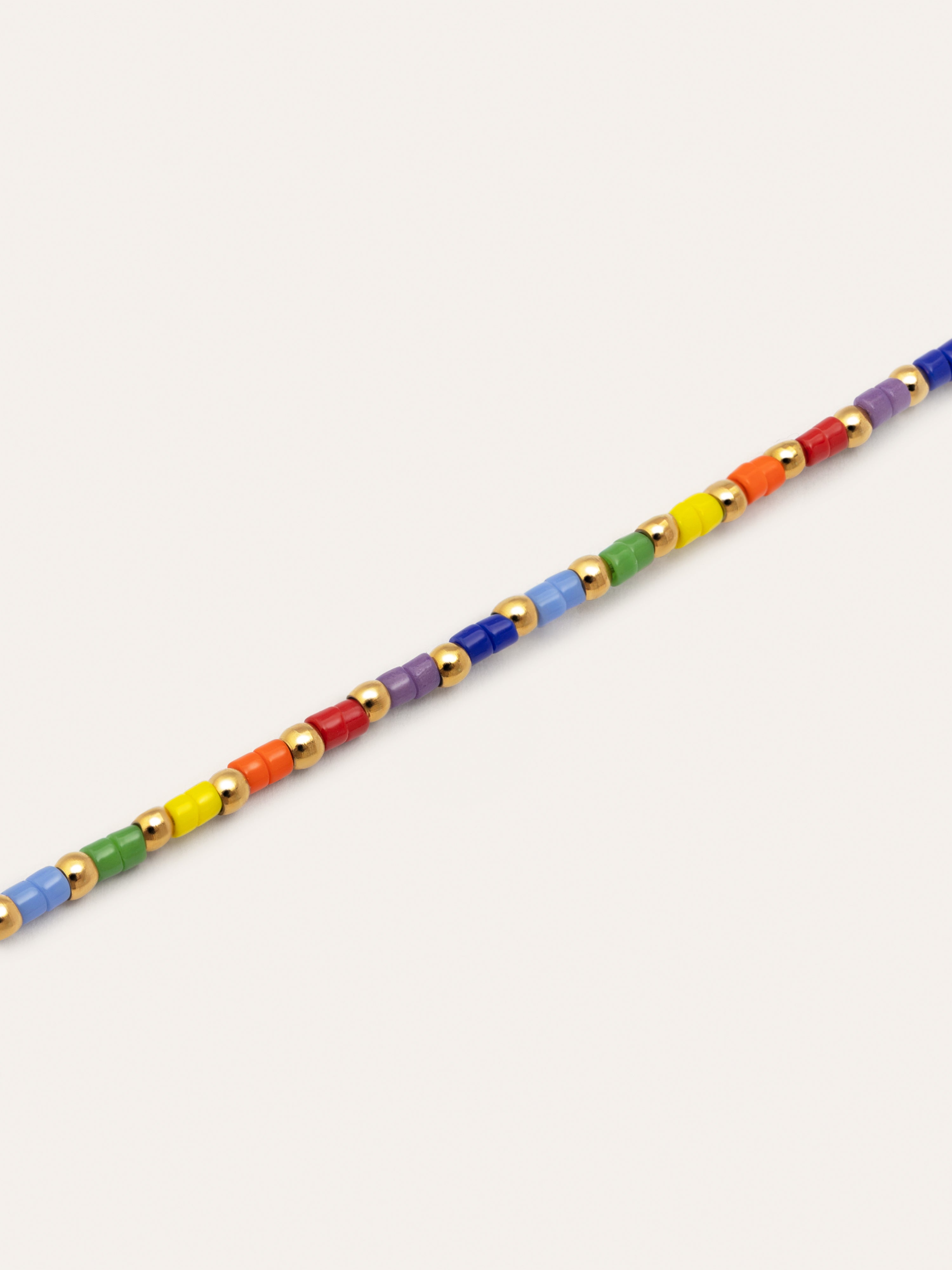 Rainbow Stainless Steel Gold Anklet