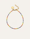 Rainbow Stainless Steel Gold Anklet