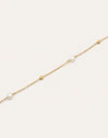 Swan Stainless Steel Gold Anklet