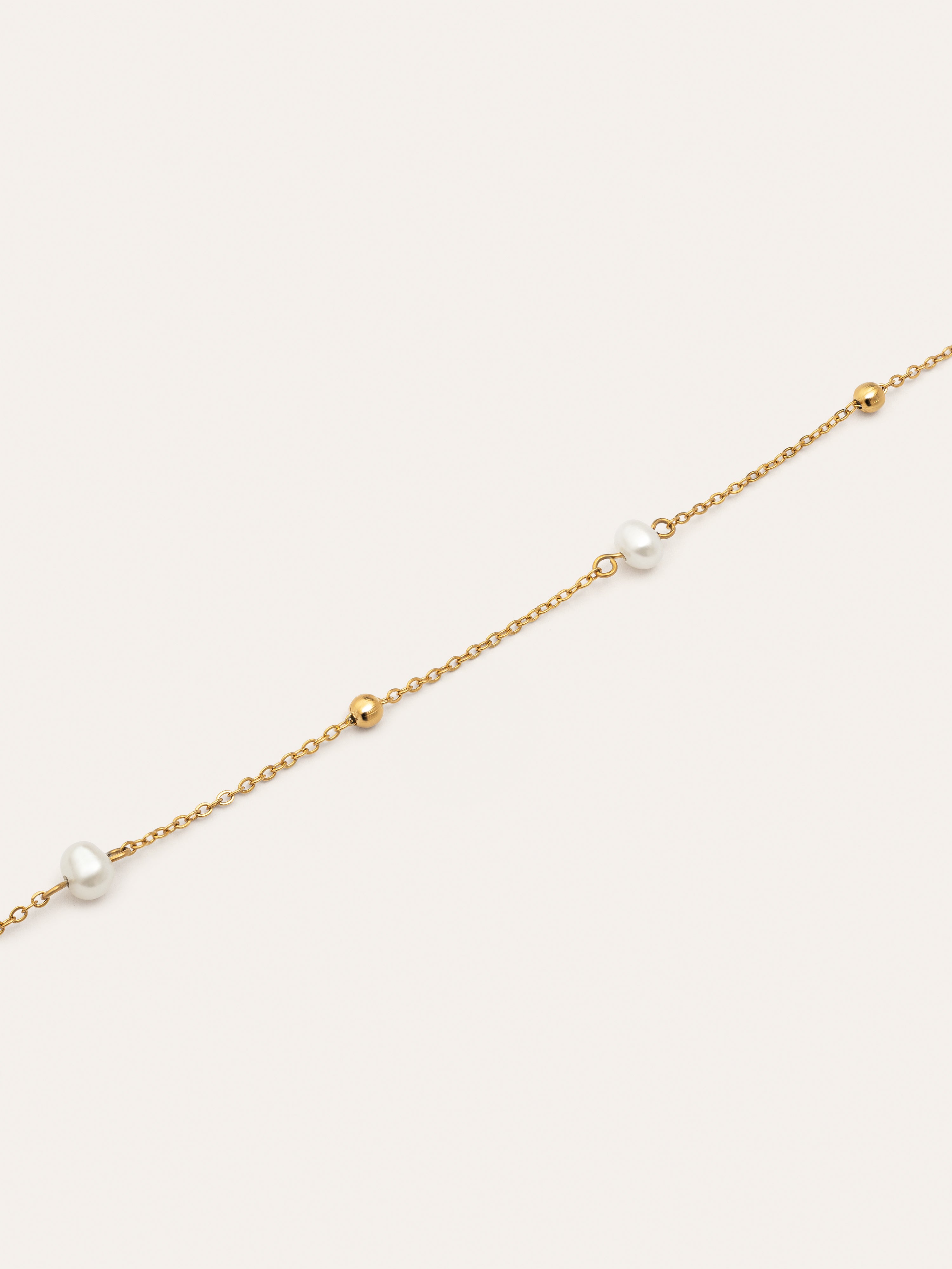 Swan Stainless Steel Gold Anklet
