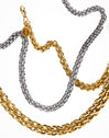 Big Rope Stainless Steel Gold Necklace