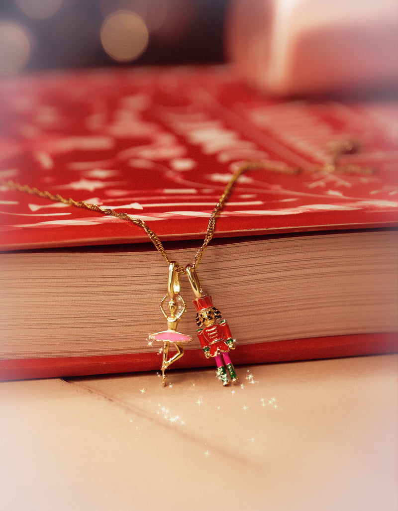 Ballerina Gold Charm