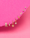 Starlight Gold Hoop Single Earring