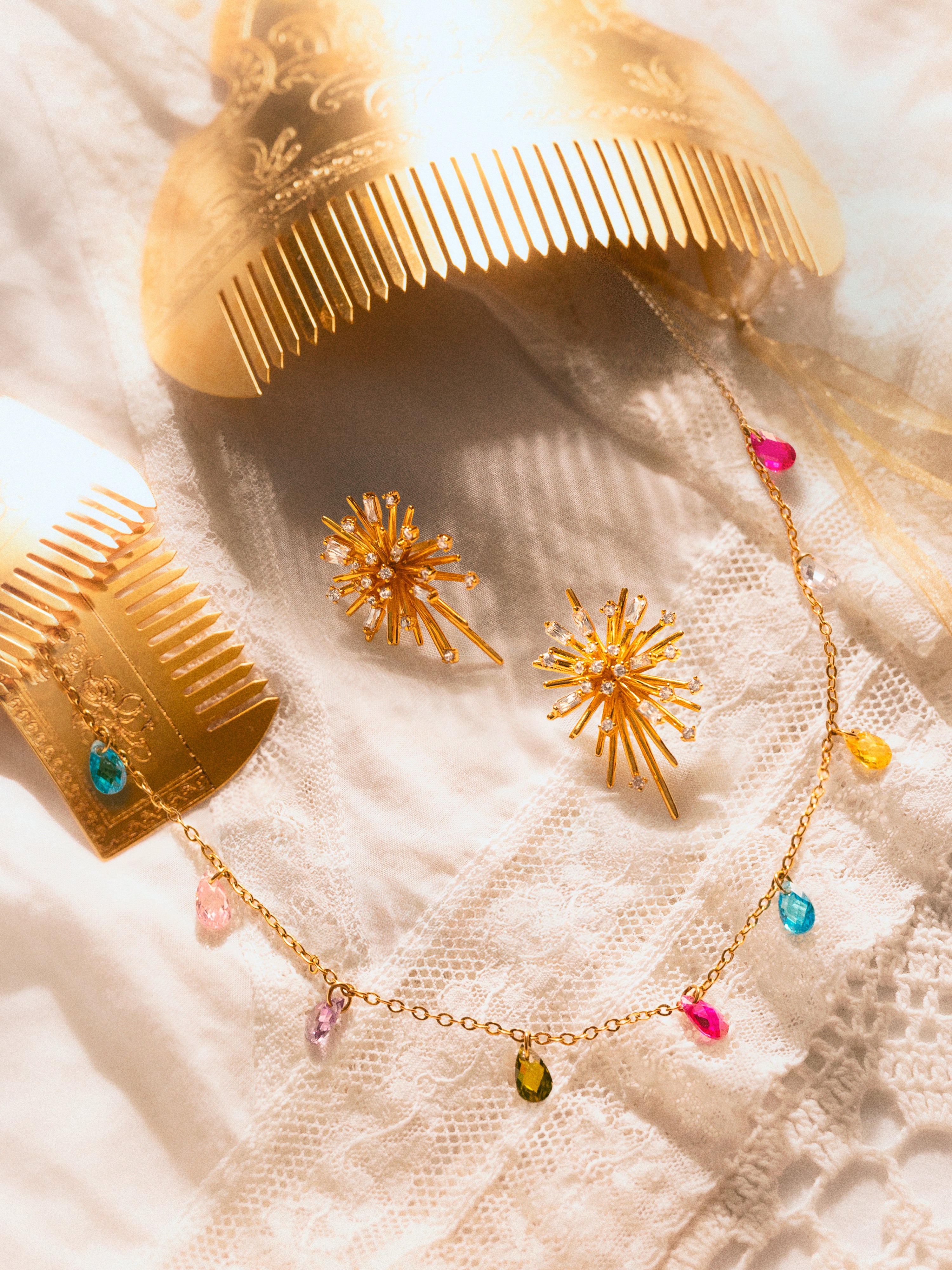 Collar Xiqueta Meua Colors Acero Baño Oro