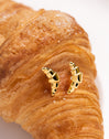 Croissant Gold Single Earring 