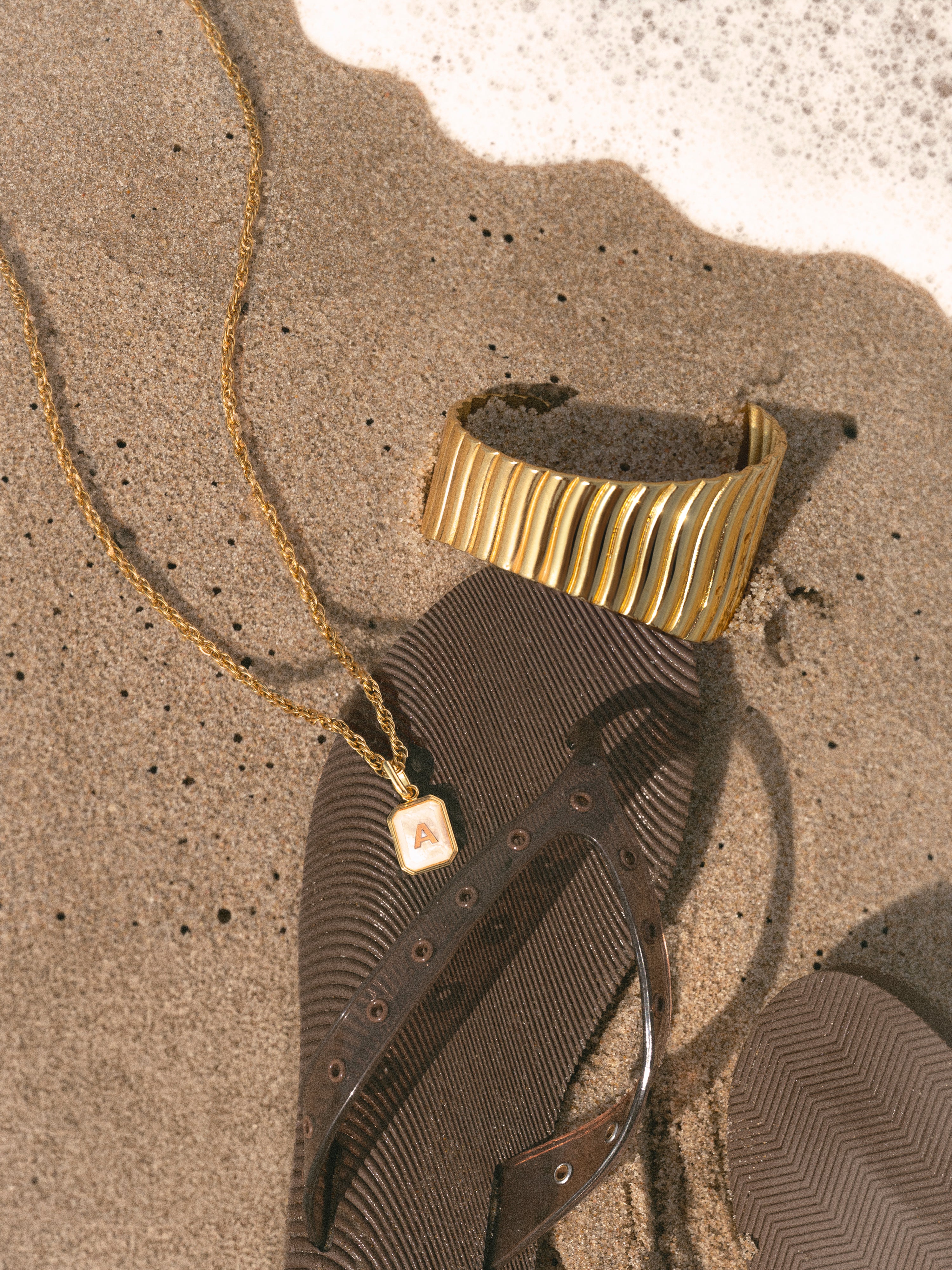 Cordelia Stainless Steel Gold Bracelet