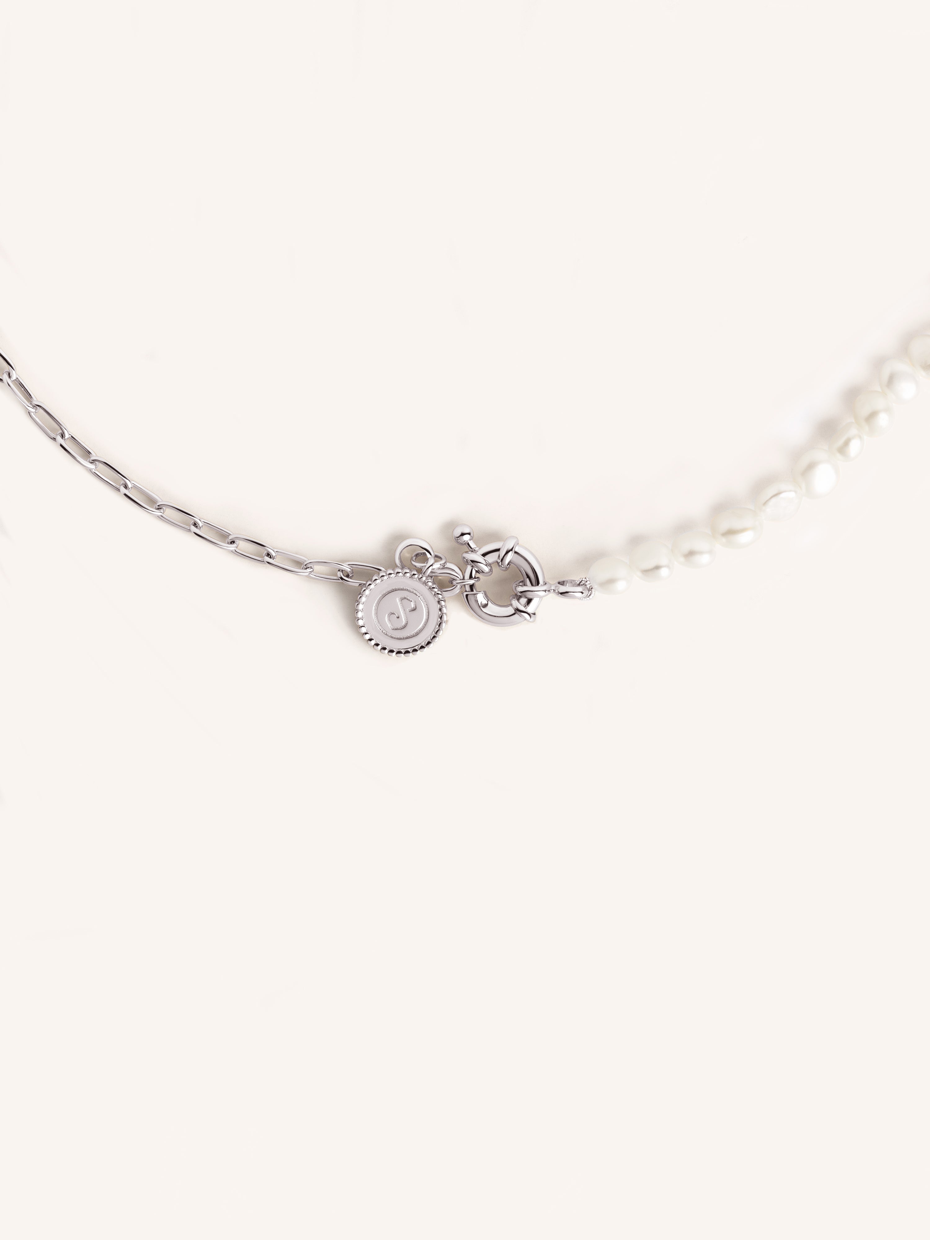 Chic Pearl Stainless Steel Necklace