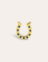 Horseshoe Gold Single Earring 