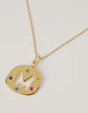 Charm Personalizado Organic Colors Letter Baño Oro