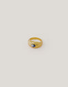 Sunbeam Blue Ring Gold Plated
