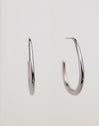 Bulky Stainless Steel Hoop Earrings