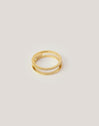 Bibiana Stainless Steel Gold Ring 