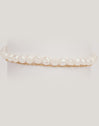 Pearl Chain Stainless Steel Gold Bracelet 