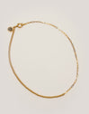 Chic Pebbles Stainless Steel Gold Necklace