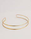 Double Ring Gold Choker 