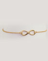 Pulsera Infinito Acero Baño Oro - vista 5