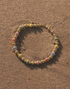 Collar Color Bomb Acero  Baño Oro