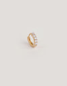 Single Hoop Earring Cleo M Gold Plated