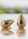 Raindrop Stainless Steel Gold Earrings