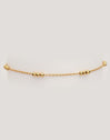 Triple Dots Steel Gold-Plated Bracelet