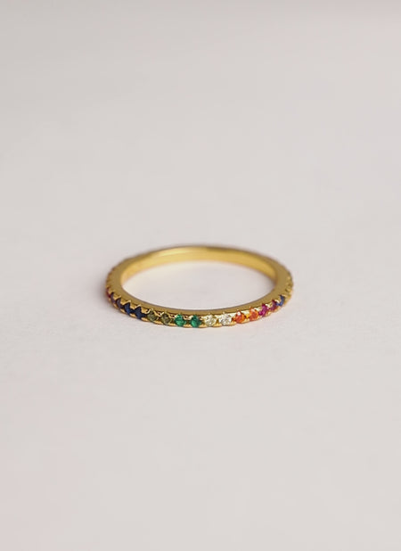 Cleo Colors Gold Ring