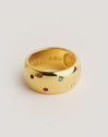 Curve Rainbow Steel Gold-Plated Ring - vista 6