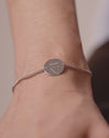 Pulsera Personalizada Little Moon Plata