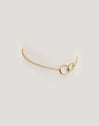 Pulsera Circles Twist Acero Baño Oro