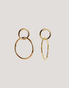 Pendientes Sister Acero Baño Oro - vista 6