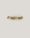 Alpine Stones Gold Plated Steel Bracelet