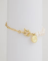 Chic Pearl Stainless Steel Gold Bracelet