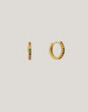 Orecchini a Cerchio Colors Placcati Oro